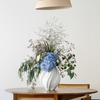 Large ceramic vase cream white | Flora
