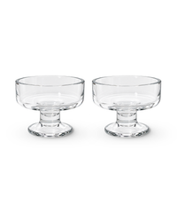 Dessertschale aus Glas – drapé collection von 7 O'CLOCK