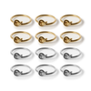 Napkin Rings Gold & Silver 2x Set of 6 | Tye