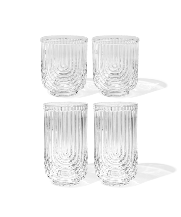 Arched glass set (320ml & 380ml) | Rome