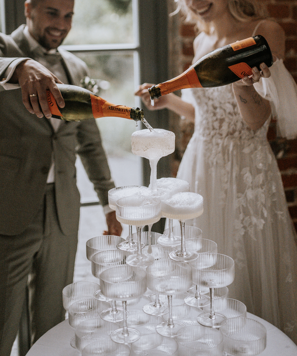Champagne glass in riffle design (200ml) | Paris