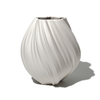 Large ceramic vase cream white | Flora
