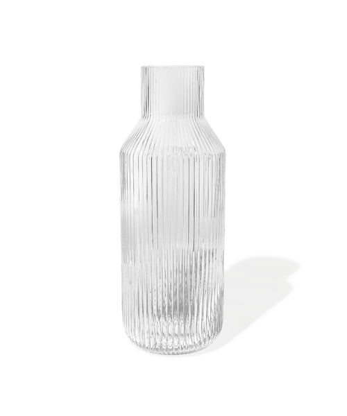 Geriffelte Karaffe mit 1550 ml Volumen – Serie Paris von 7 O'CLOCK