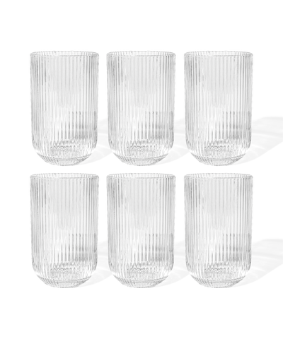 Fluted Large Glass (400ml) | Paris