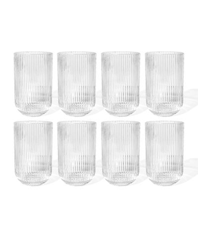 Fluted Large Glass (400ml) | Paris