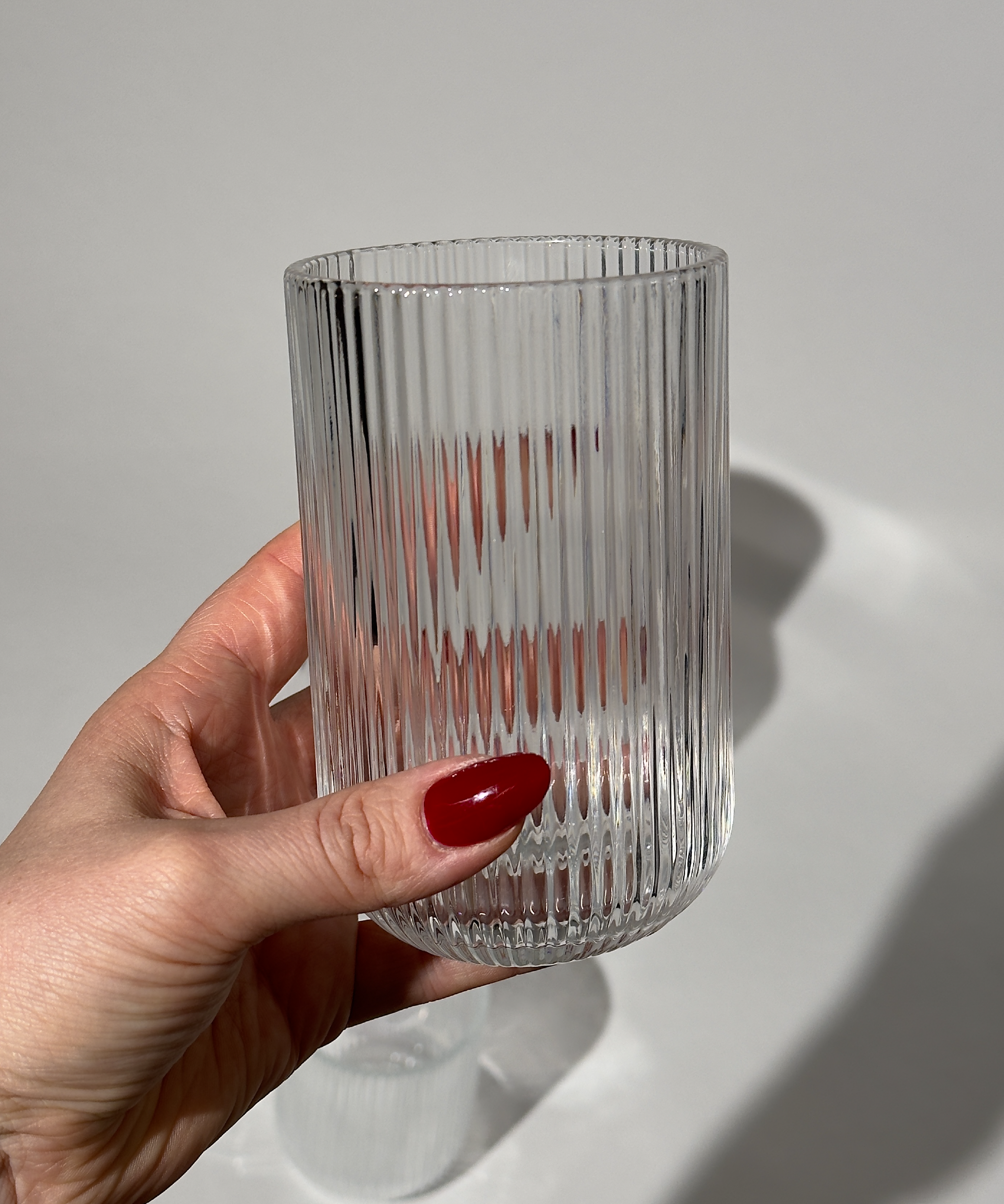 Fluted Large Glass (400ml) | Paris