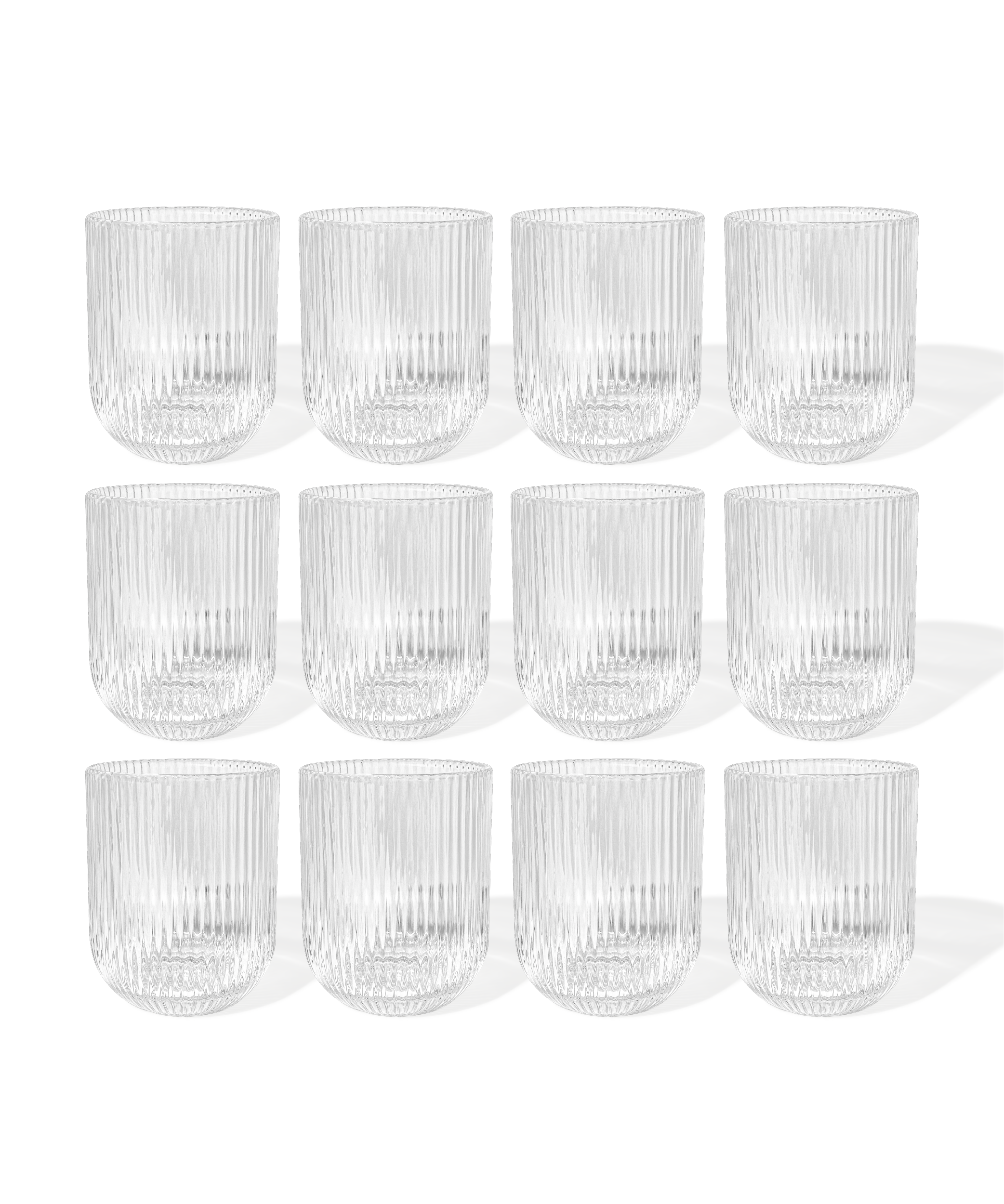 Fluted small glass (250ml) | Paris