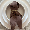 Napkin rings gold set of 6 | Rina