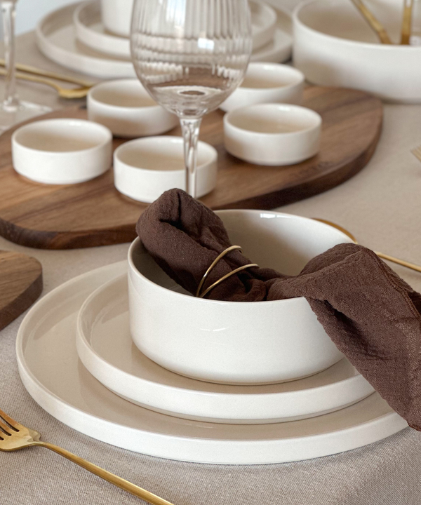 Napkin rings gold set of 6 | Rina
