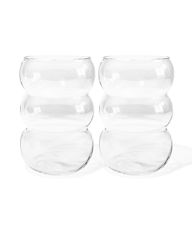 Großes Trinkglas mit drei Bubbles – rio collection von 7 O'CLOCK