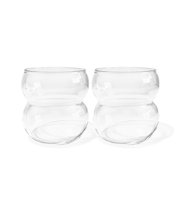Design glass with 2 bubbles (350ml) | Rio