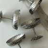 Stainless Steel Ice Cream Bowl in a Ribbed Design | Riza