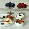 Stainless Steel Ice Cream Bowl in a Ribbed Design | Riza
