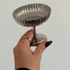 Stainless Steel Ice Cream Bowl in a Ribbed Design | Riza