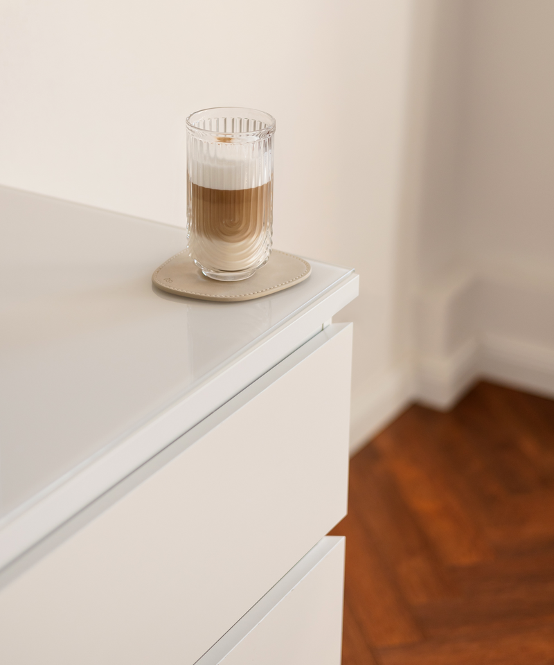 Großes Trinkglas im Bogen-Design aus der Serie Rom – Größenübersicht