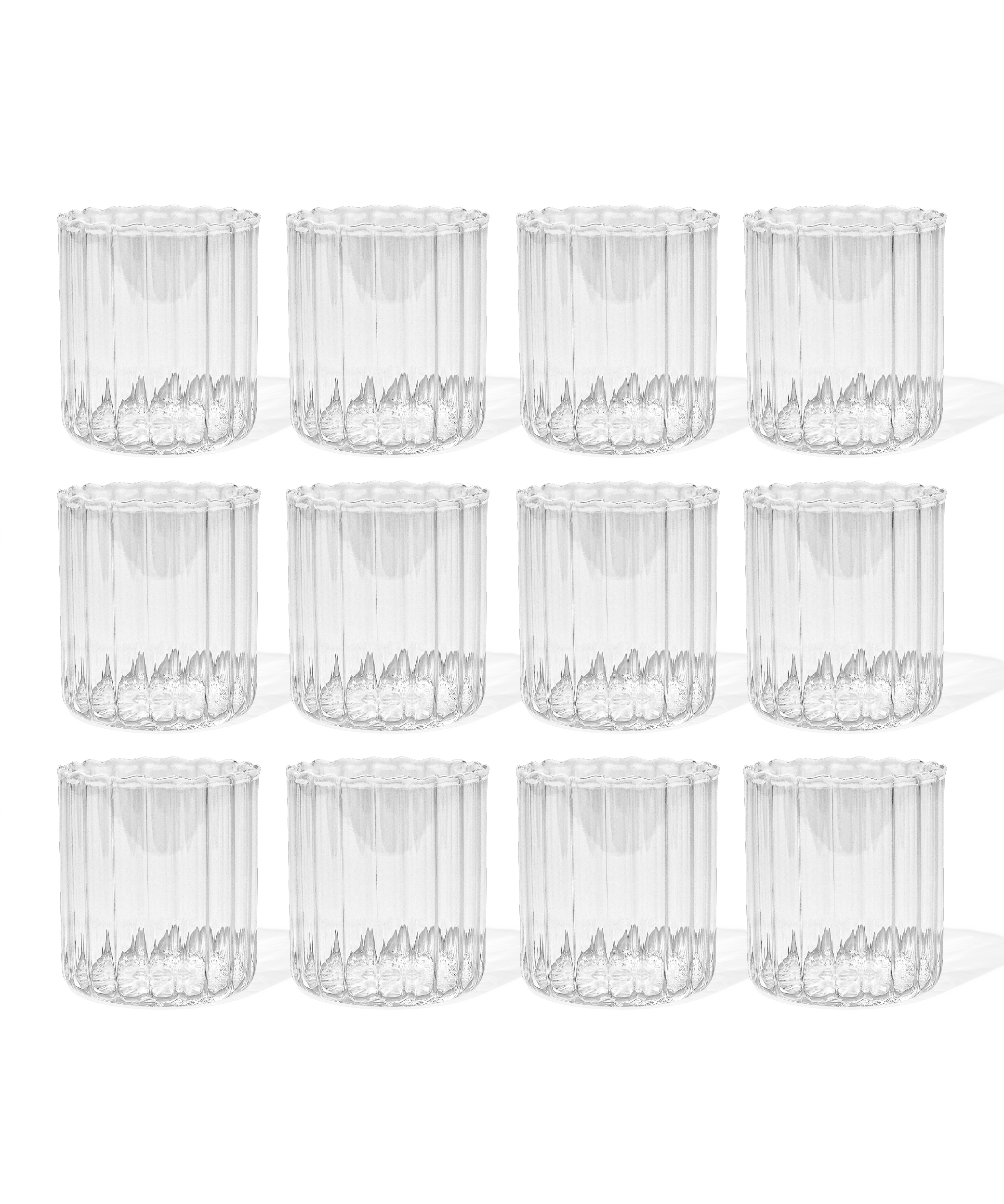 Small glass in stripe design (200ml) | Norway