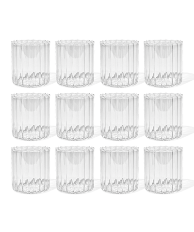 Small glass in stripe design (200ml) | Norway