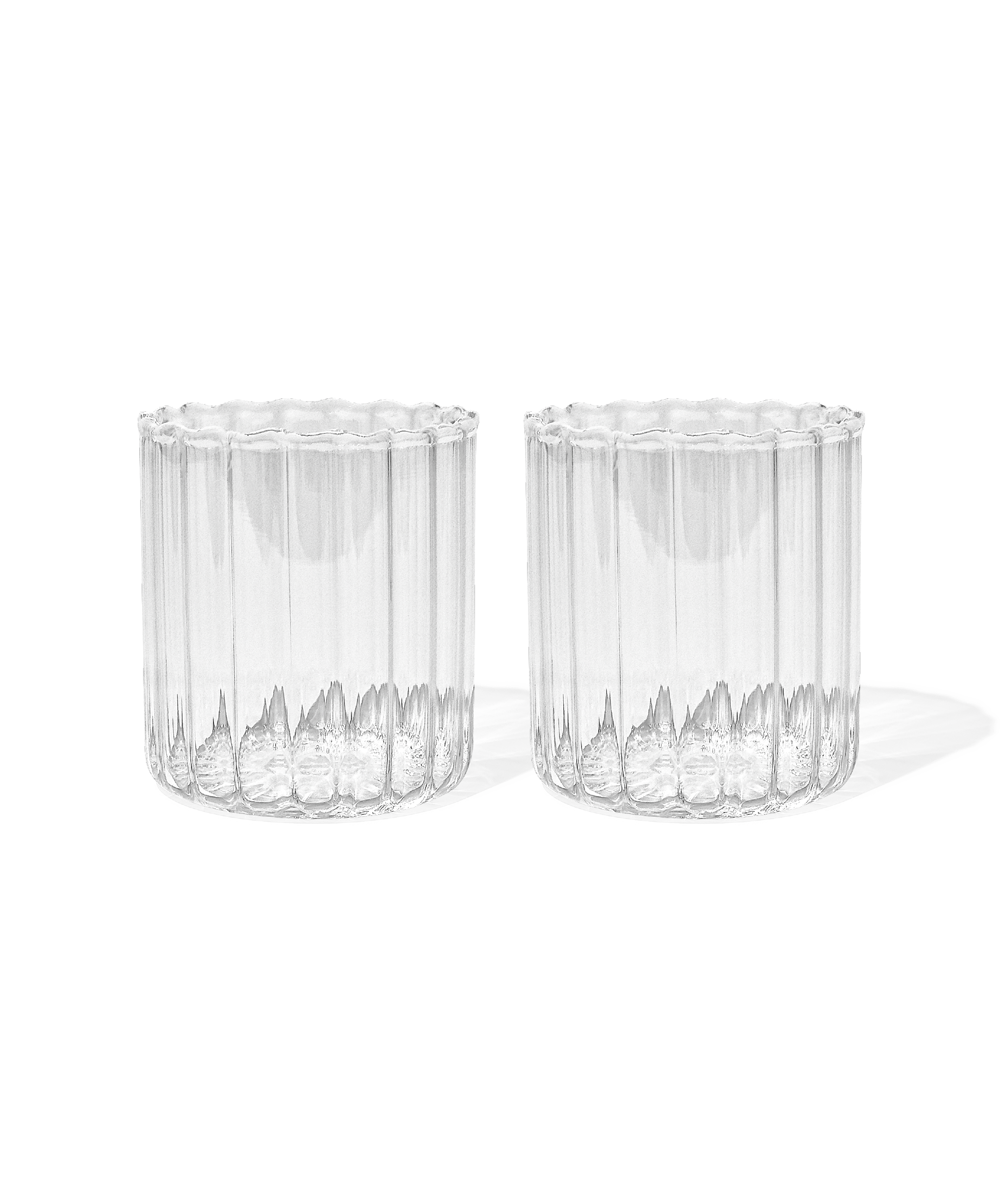 Small glass in stripe design (200ml) | Norway