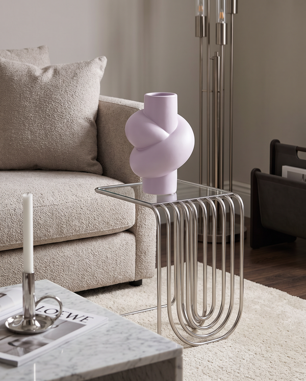 Apricot Ceramic Vase in a Twisted Shape | Tilda
