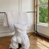 White muslin single bed linen | Haven
