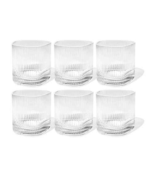 Small drinking glass with a ribbed design | Venice