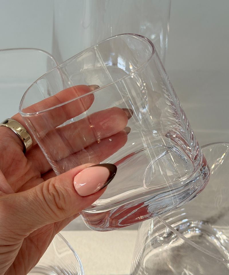 Carafe &amp; Glasses Set in Clear Design B-Stock | Venice