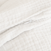 White muslin single bed linen | Haven