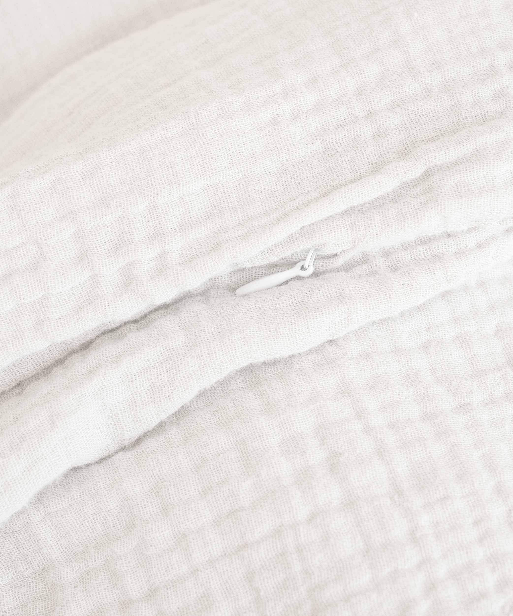 White muslin single bed linen 135x200 + 80x80 | Haven