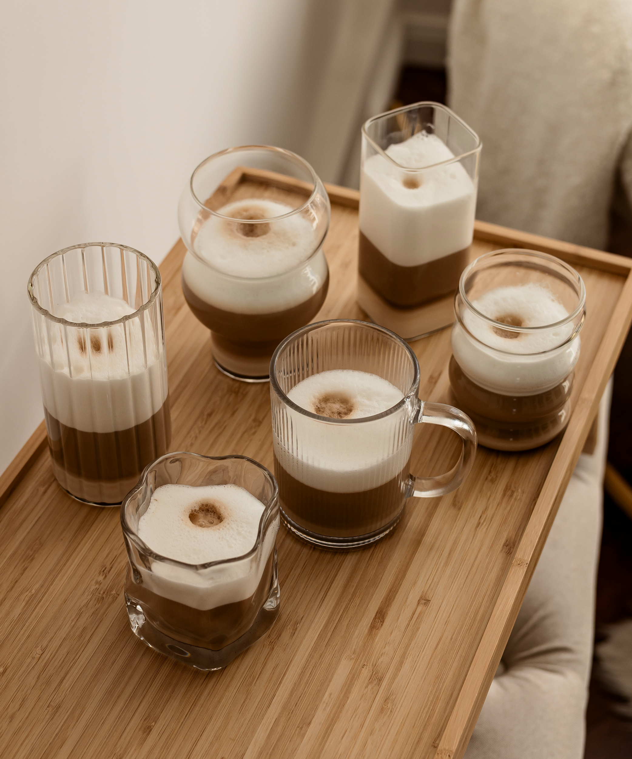 Designer glass bundle in a set of 12