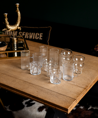 Designer glass bundle in a set of 12