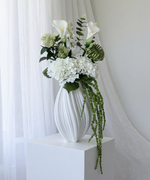 Green Silence 9er Bouquet in Weiß & Grün | Bloom