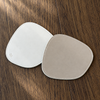 Glass Coaster Taupe/Cream | Jade