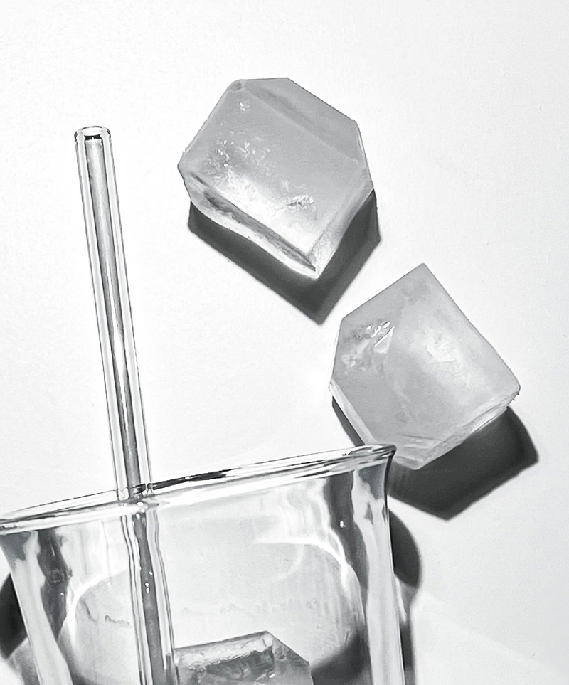 Große Eiswürfelform aus der Serie Nilo – Detailansicht
